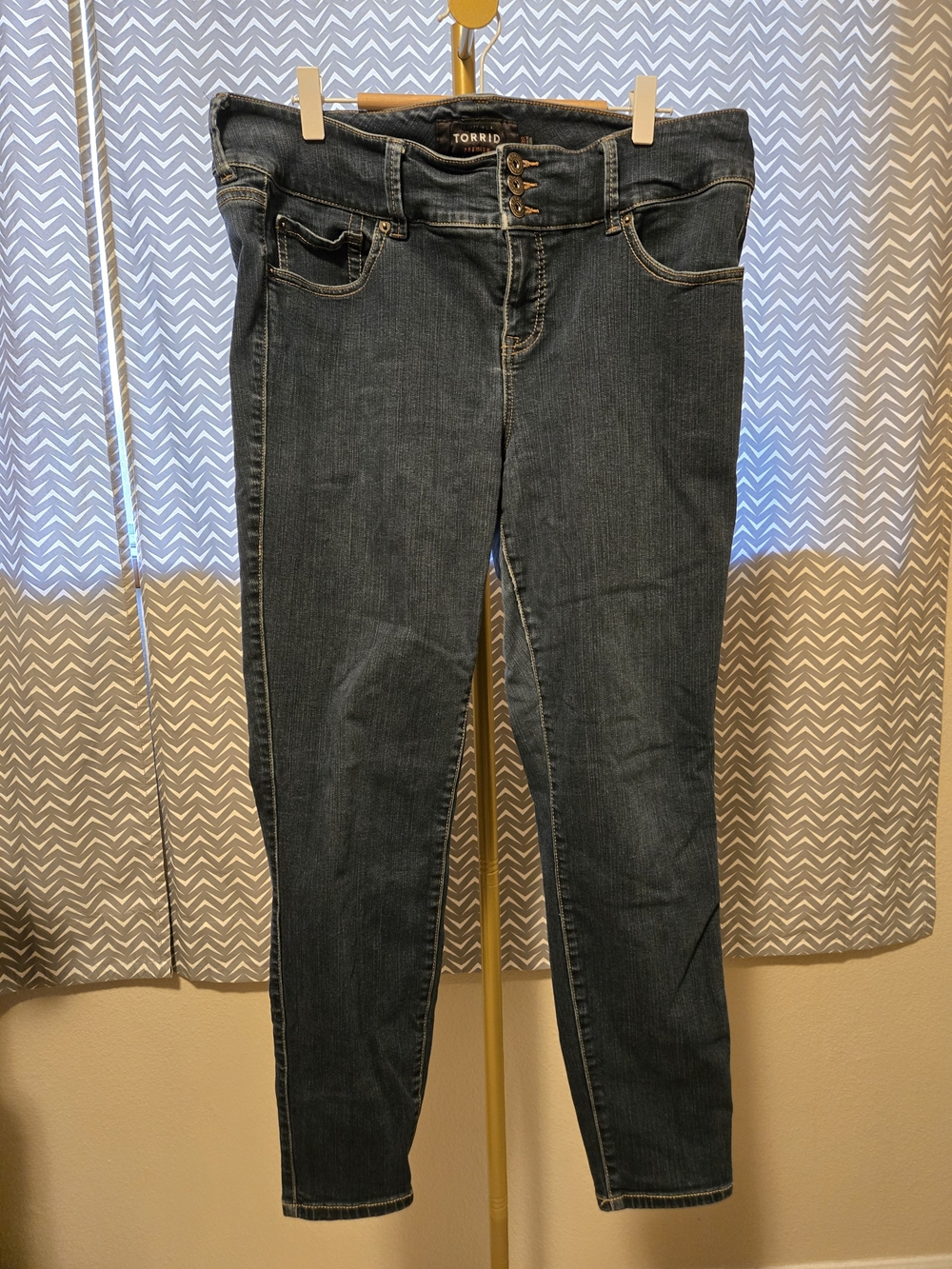 torrid Dark Blue High-Rise Skinny Jeans